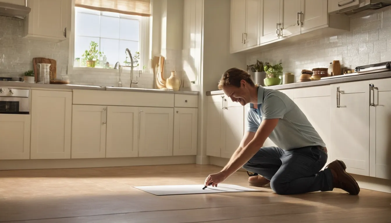 A friendly pest control provider showing a homeowner a written quote in a kitchen in Naperville